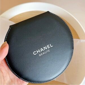 Chanel Black Round Mirror